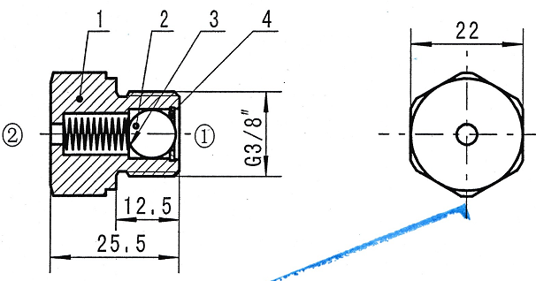 Клапан перепускной (Overflow valve)