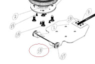 T08105A/18 Колесо нейлоновое