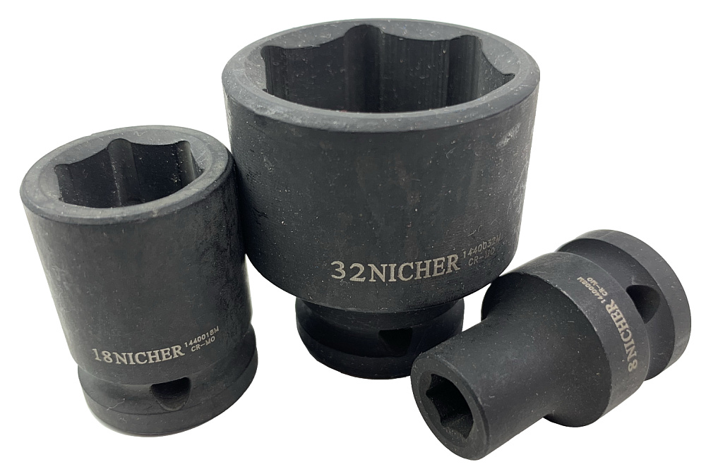 Головка ударная 6гр 1/2" 8мм 1440008M NICHER®