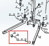 T62302/23,24,25,28,29 Колесо ведомое