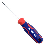 Отвертка Philips PH0x75мм проф WP221025 WORKPRO