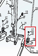 T62302/17-20 Колесо поворотное