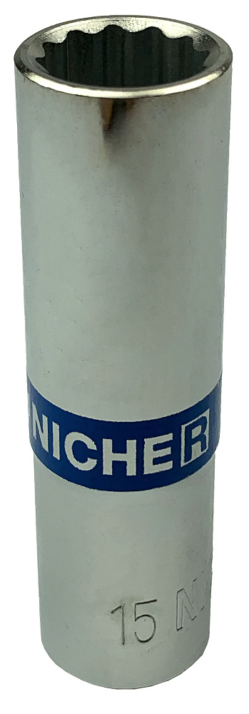 Головка длинная 12гр 1/2" 15мм 430515MTC NICHER®