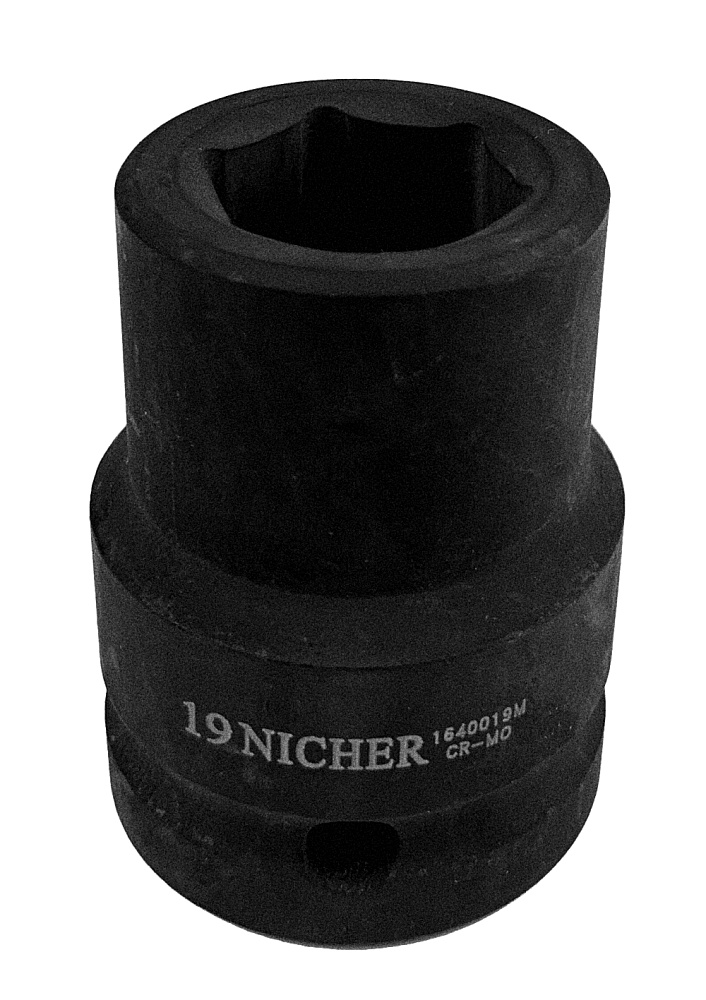 Головка ударная 6гр 3/4" 19мм 1640019M NICHER®